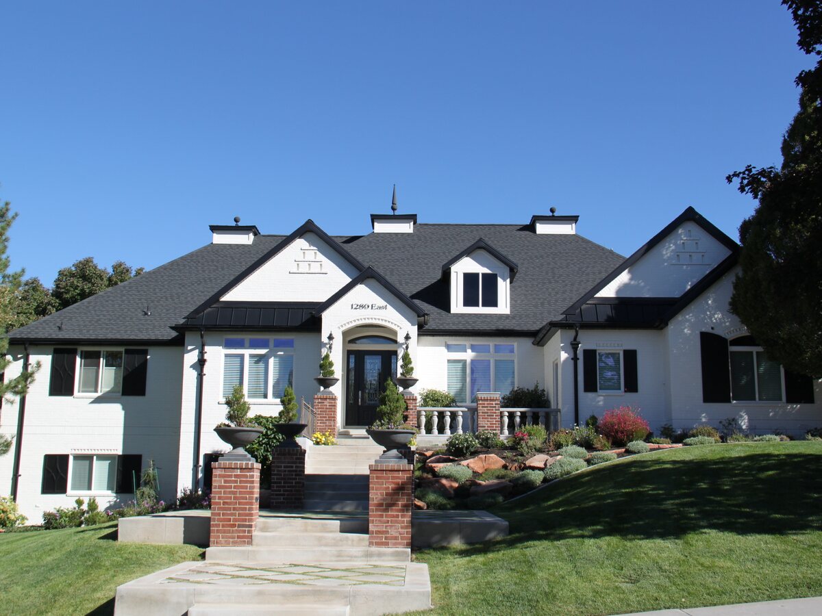 Residential stucco exterior with a clean, durable finish